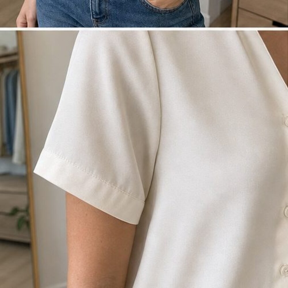 Ivory Cami Blouse - Picture 5 of 6